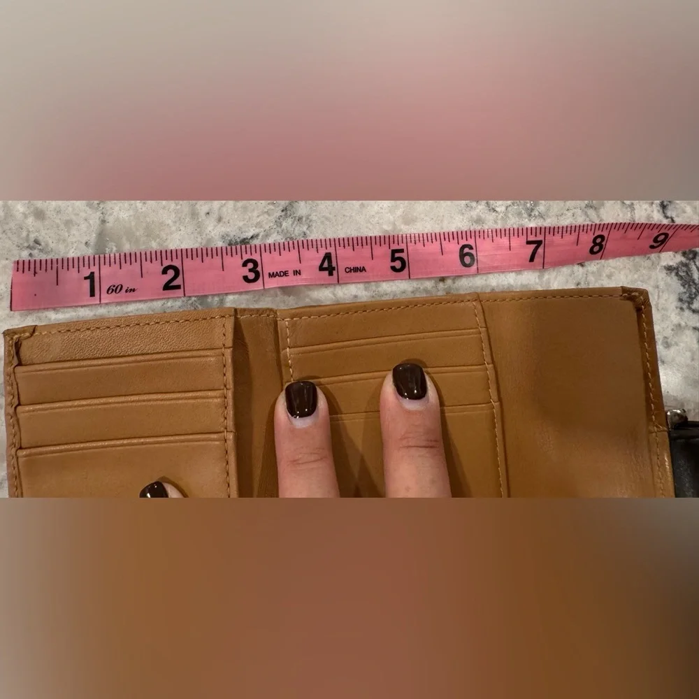 Vintage Coach Soho Flap Brown Wallet Rare Y2K - Picture 6 of 11